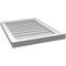 Ekena Millwork Vertical Surface Mount PVC Gable Vent w/ 2"W x 2"H , Brickmould Sill Frame, 20"W x 26"H GVPVE20X2603SN - alternate 2